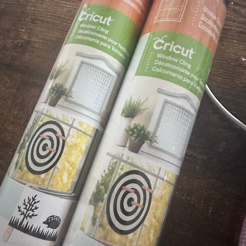 Cricut Window Clings, 2 Rolls